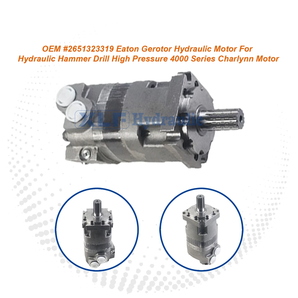 油圧ハンマー ドリル軌道モーター - Eaton Charlynn 4000 シリーズ高圧 (OEM #2651323319)