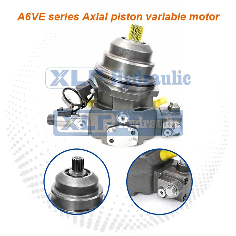Rexroth A6veシリーズ63クローラーブルドーザー用の軸方向ドライブモーター